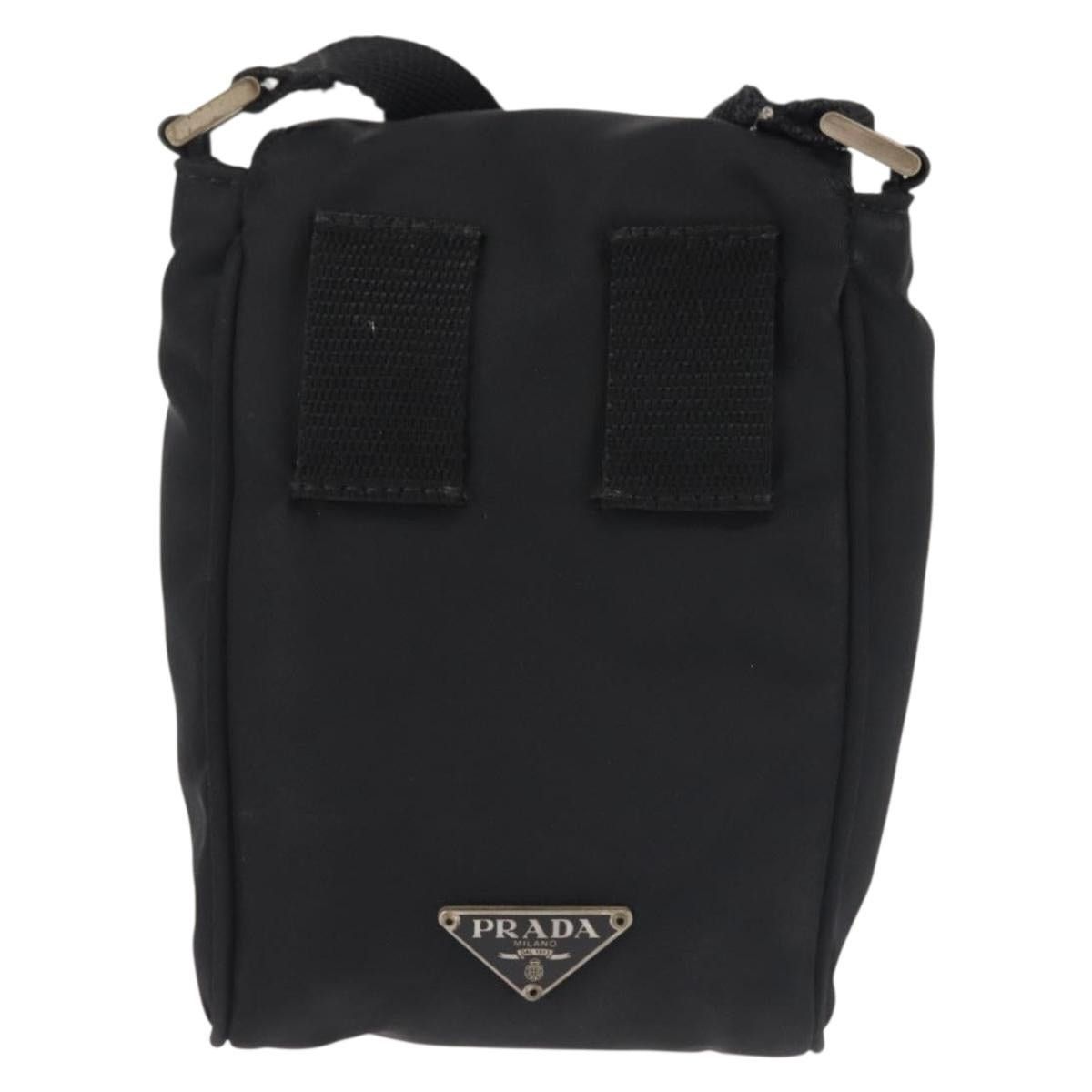 Prada PRADA Shoulder Bag Nylon Black Silver Size ONE SIZE - 3 Thumbnail
