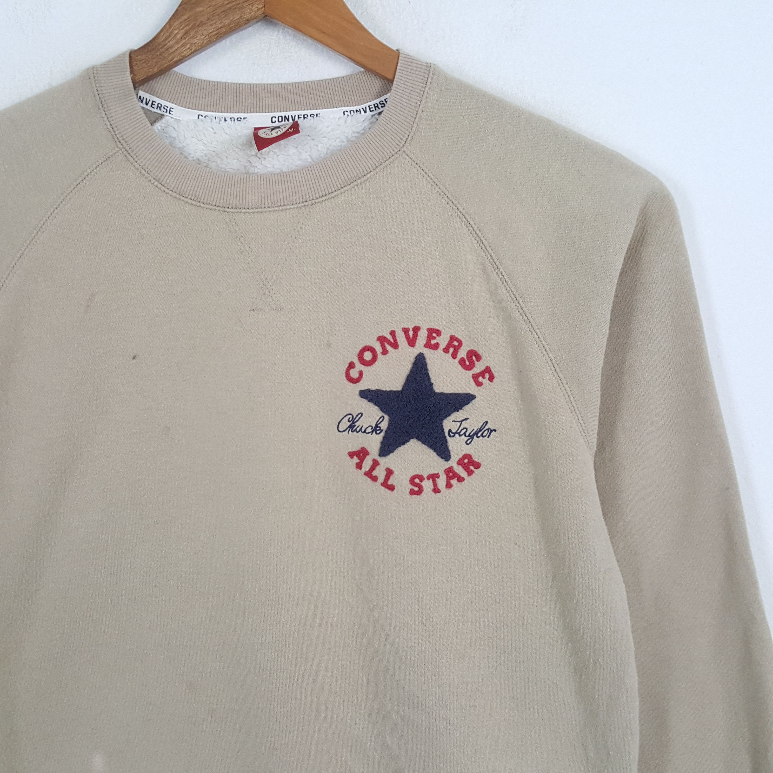 Converse × Vintage Vintage CONVERSE American Streetwear Skateboard Sweatshirts Size US M / EU 48-50 / 2 - 2 Thumbnail
