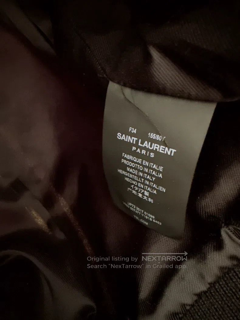 Saint Laurent Paris Saint Laurent Paris Color-block wool coat top Size XXS / US 00 / IT 34 - 3 Thumbnail