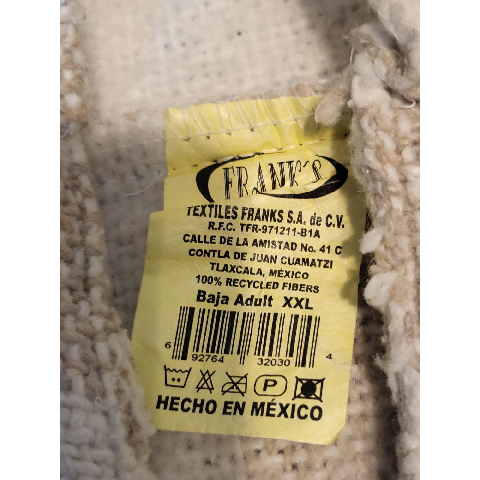 Franks Vintage Franks Mexican Baja Hoodie Men Sz XXL Striped Brown Size US XXL / EU 58 / 5 - 8 Thumbnail
