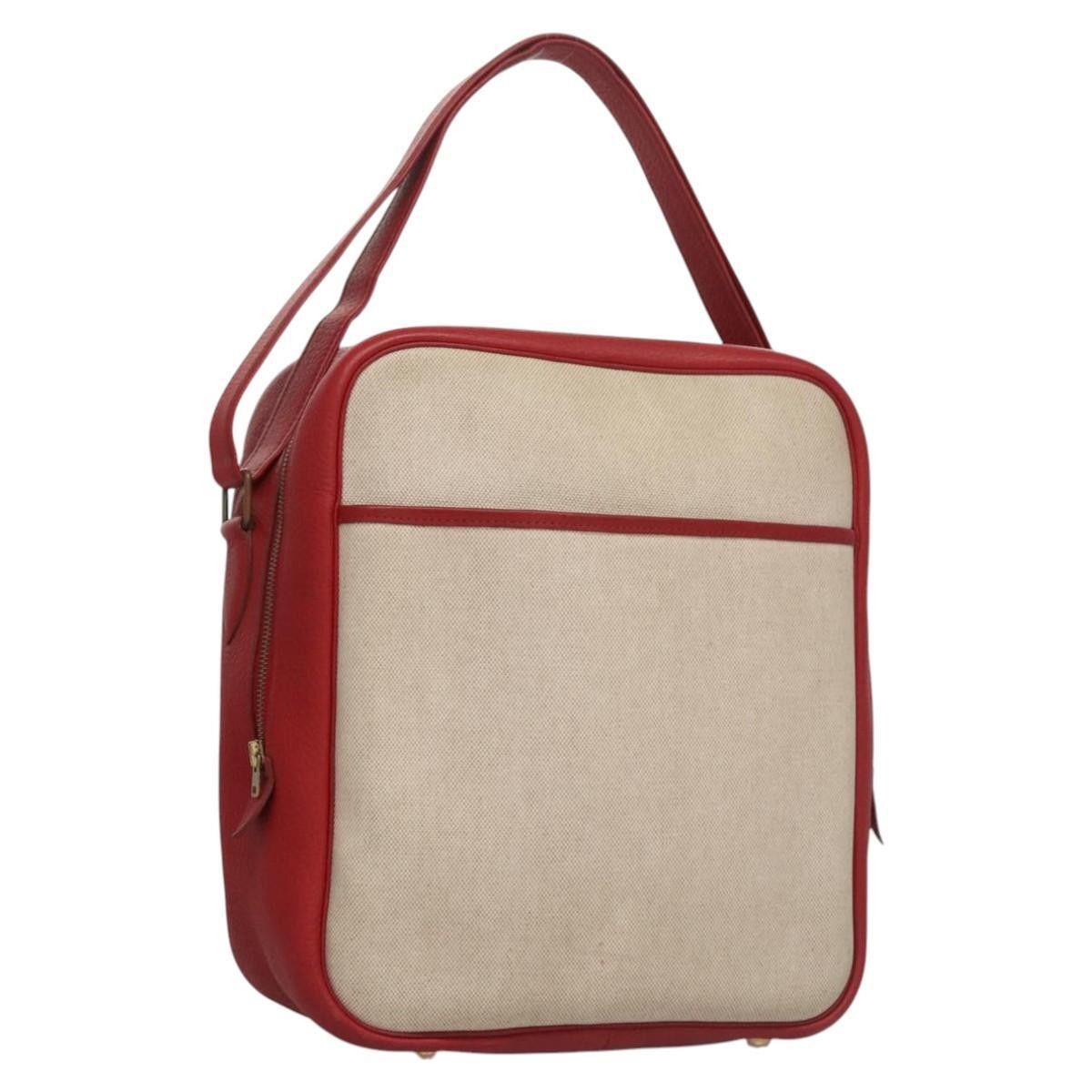 Hermes Hermes Victoria Messenger Bag Toile with Leather Size ONE SIZE - 1 Thumbnail