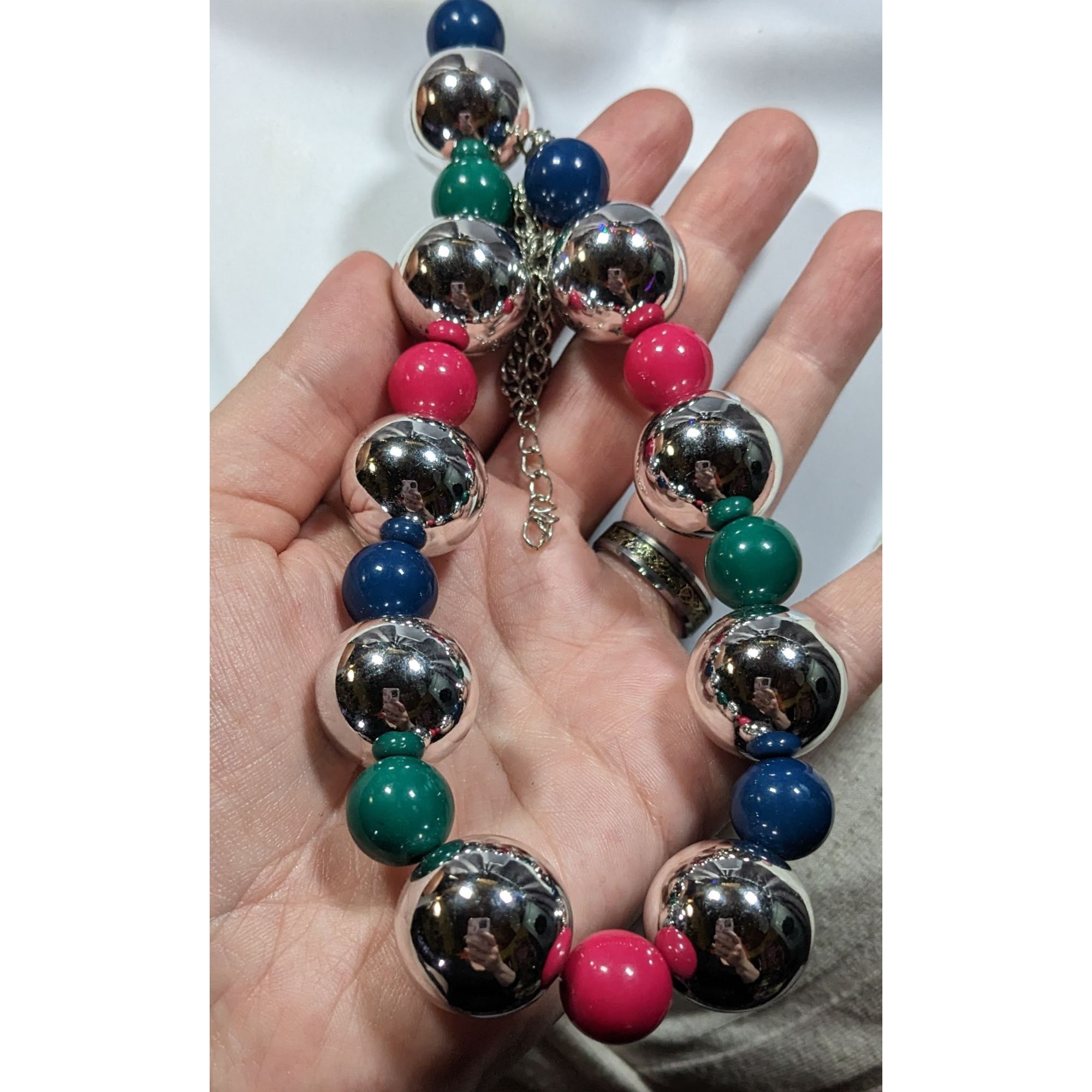 Other Paparazzi Top Pop Silver Tone And Multi Color Beaded Necklac Size ONE SIZE - 5 Thumbnail