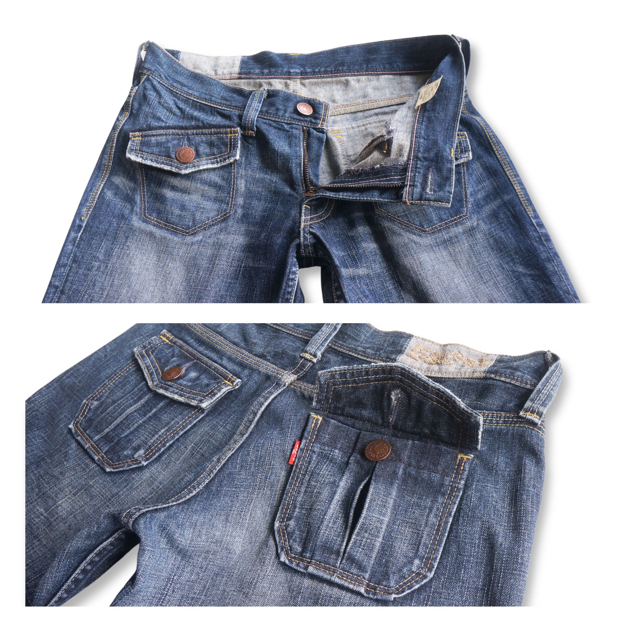 Levi's × Levi's Vintage Clothing Levi's C56 Women Bush Jeans Size 30" / US 8 / IT 44 - 6 Thumbnail