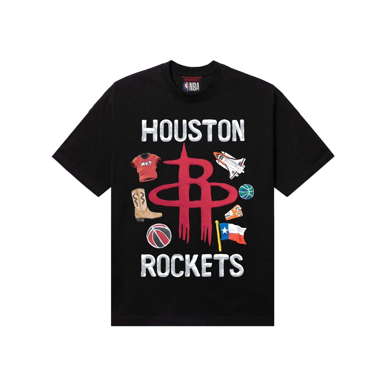 Market MARKET X NBA HOUSTON ROCKETS SHIRT Size US L / EU 52-54 / 3 - 1 Preview