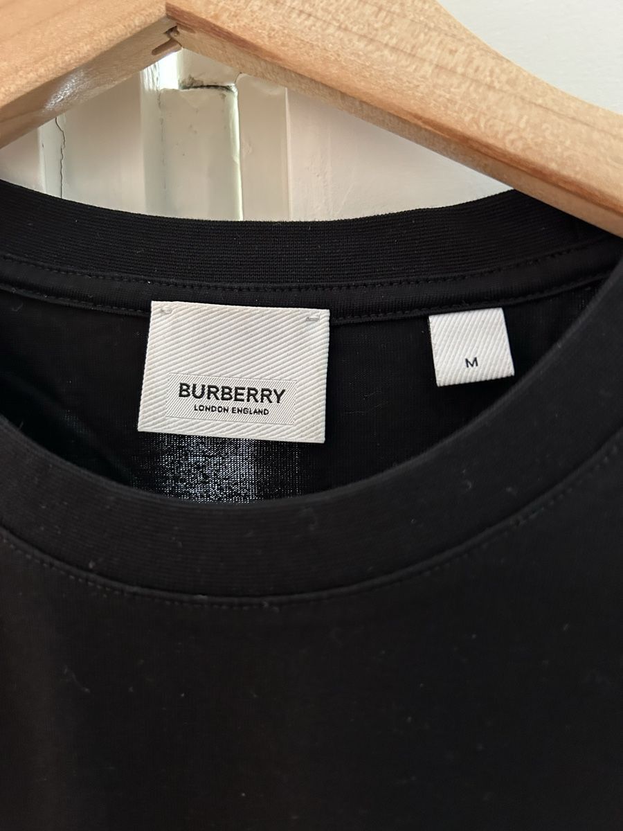 Burberry BURBERRY Black Monogram T-Shirt Size M Size US S / EU 44-46 / 1 - 7 Thumbnail