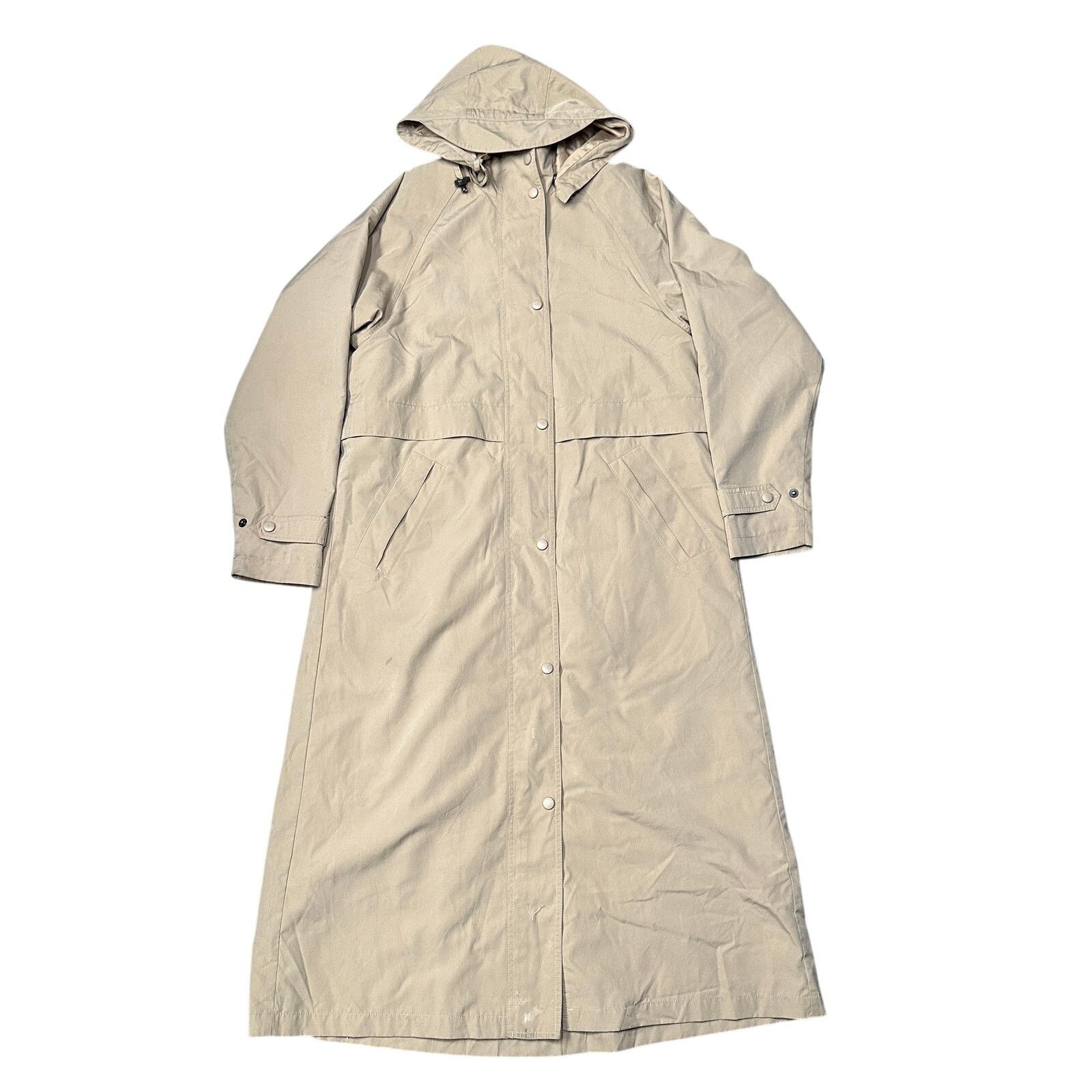 L.L. Bean LL Bean HJ60 Duster Vented Rain Trench Long Coat Women XS Size XS / US 0-2 / IT 36-38 - 1 Thumbnail