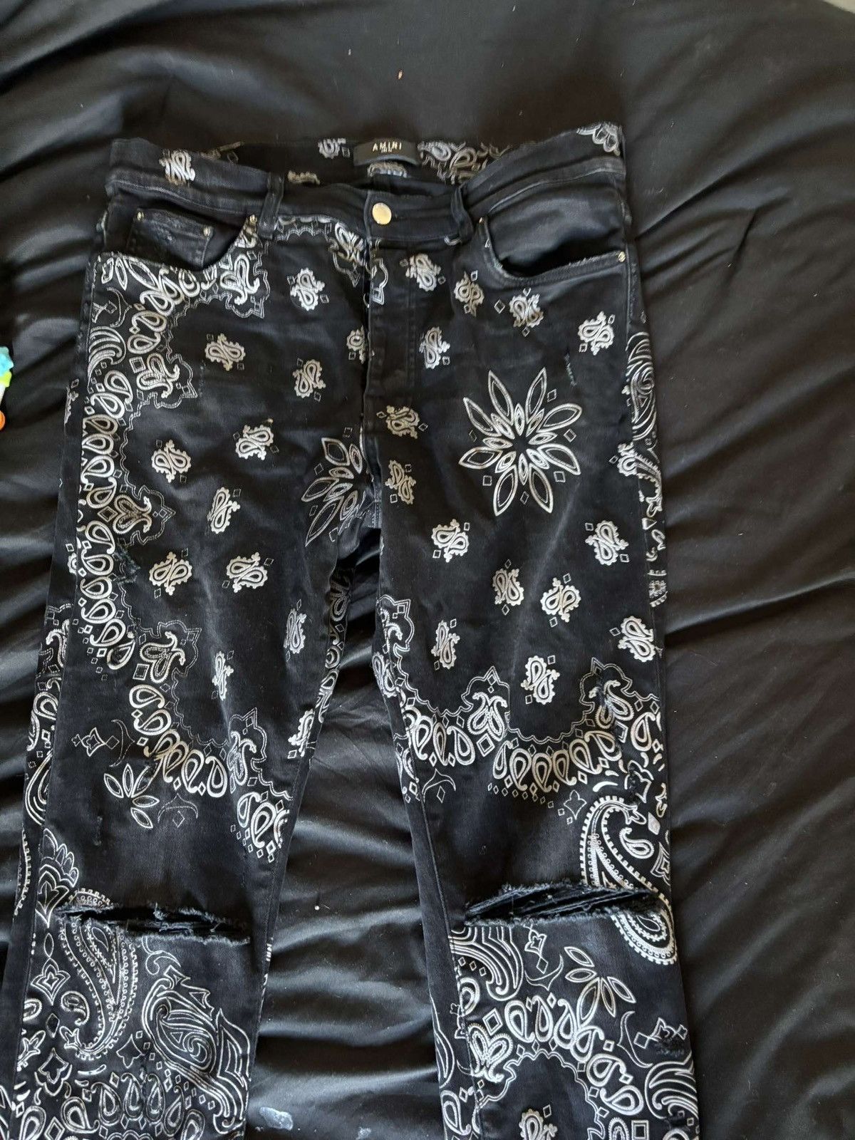 Amiri Amiri bandanna jeans Size US 36 / EU 52 - 6 Thumbnail