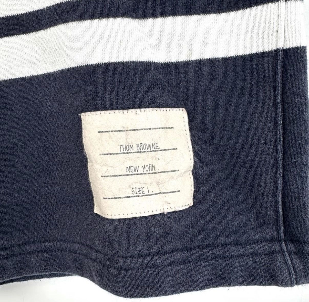 Thom Browne THOM BROWNE Navy Blue Classic 4-Stripe Casual Shorts K12 Size US 30 / EU 46 - 5 Thumbnail
