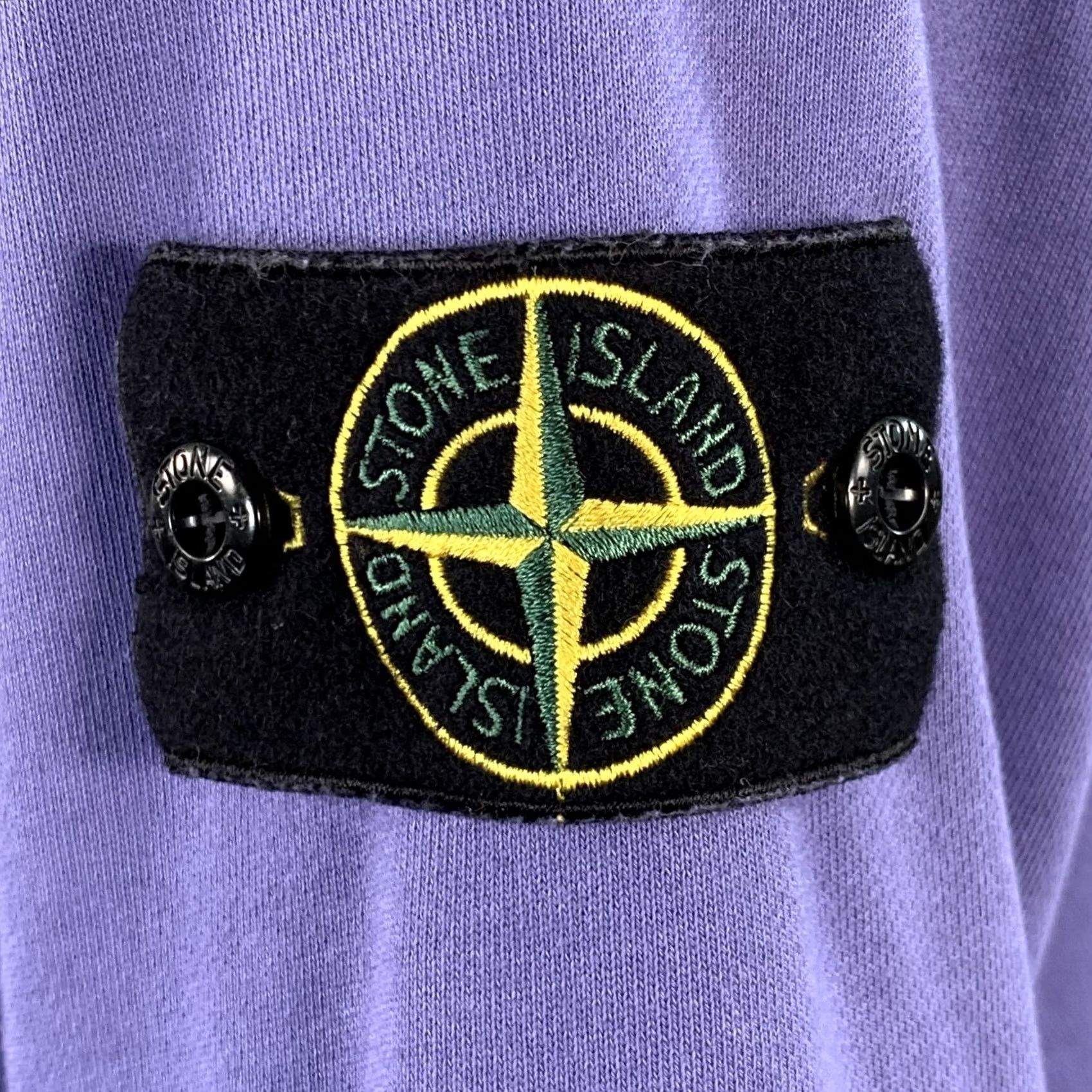 Stone Island STONE ISLAND XL Purple Cotton Crew-Neck Sweatshirt Men Size US XL / EU 56 / 4 - 4 Thumbnail