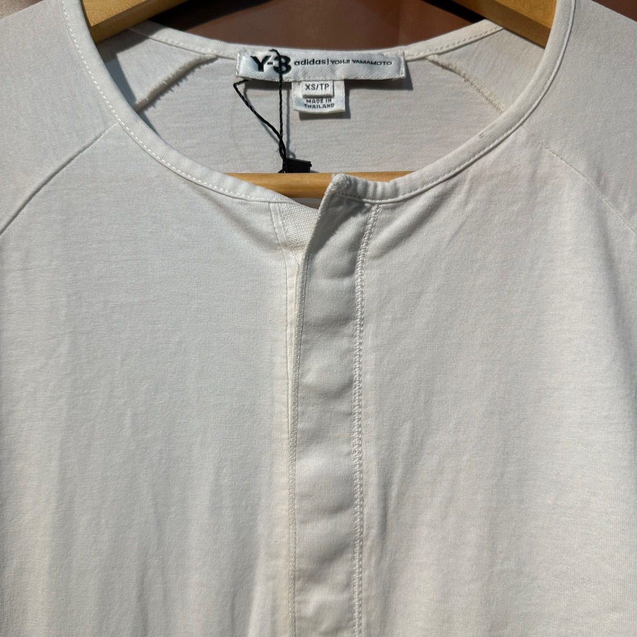 Adidas Y-3 By Yohji Yamamoto Henley T-shirt