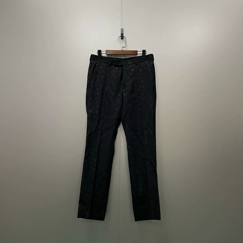 Dior Dior Black full-print gold floral trousers 2502-Nextarrow Size 46R - 1 Thumbnail