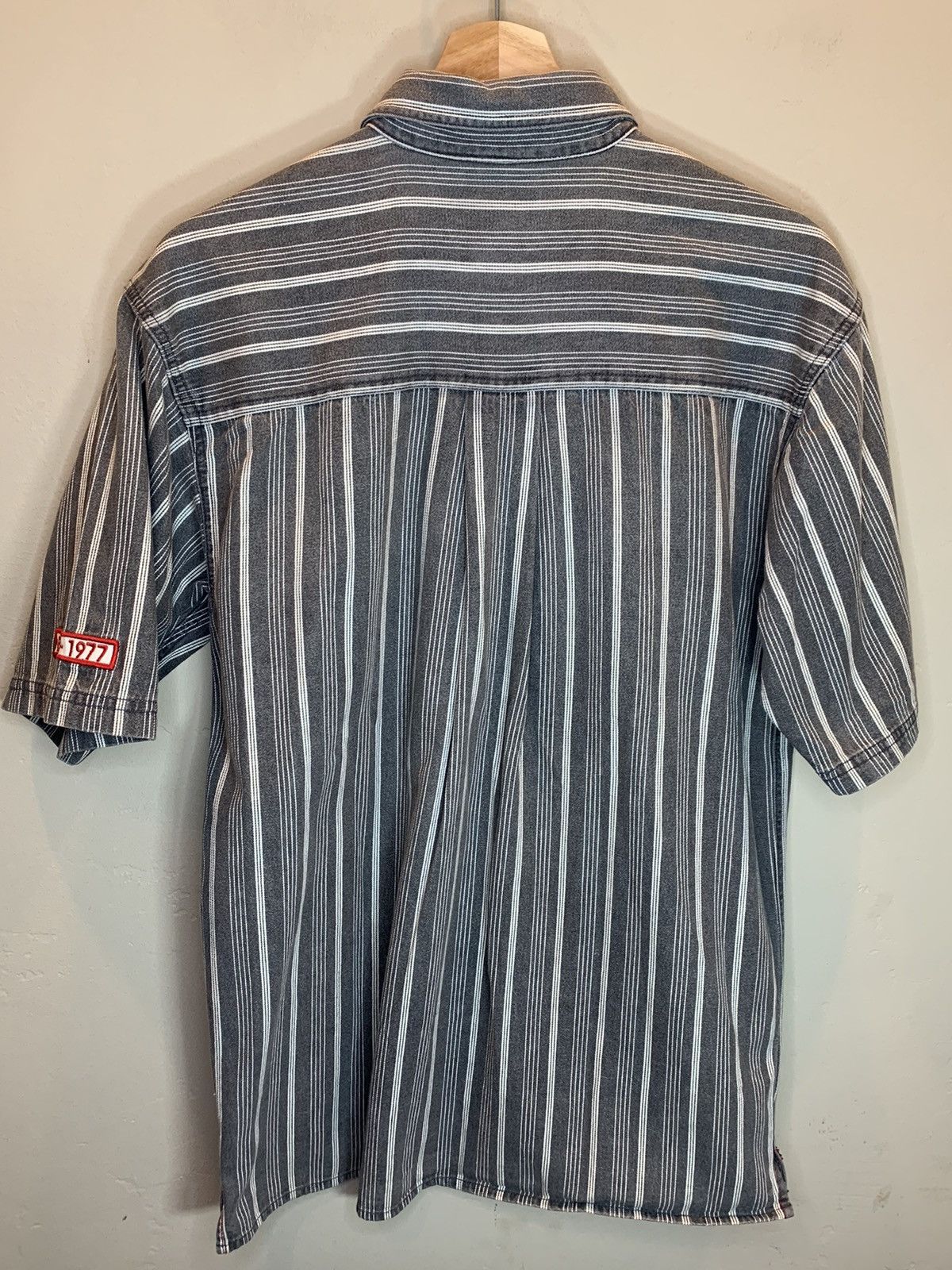 Bugle Boy *RARE* Vintage Bugle Boy Jean Co Striped Pocket Button Shirt Size US S / EU 44-46 / 1 - 3 Thumbnail