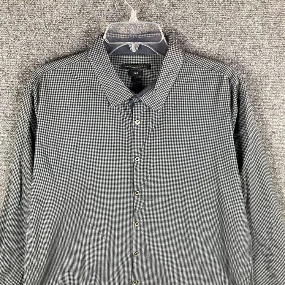 John Varvatos John Varvatos Button Up Shirt Men's XXL Luxe 2XL Long Sleeve Size US XXL / EU 58 / 5 - 2 Thumbnail
