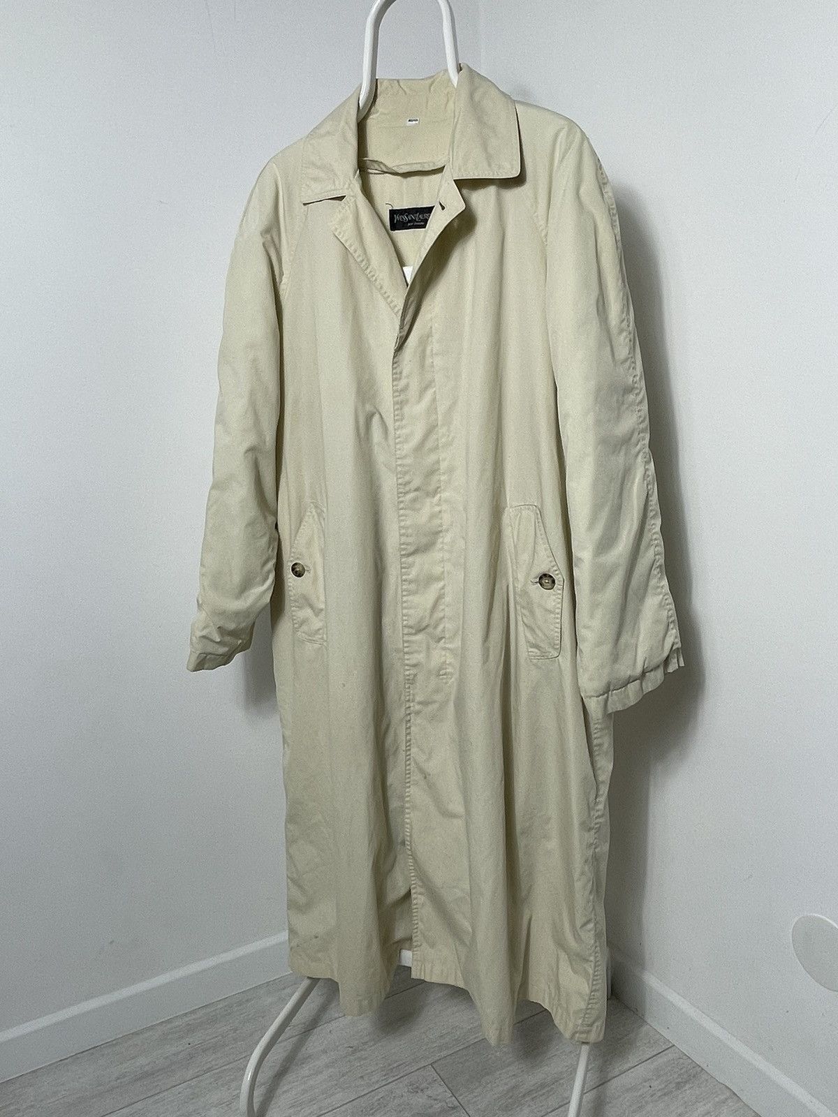 Yves Saint Laurent Rare Vintage Yves Saint Laurent Trench Coat Size US L / EU 52-54 / 3 - 2 Thumbnail