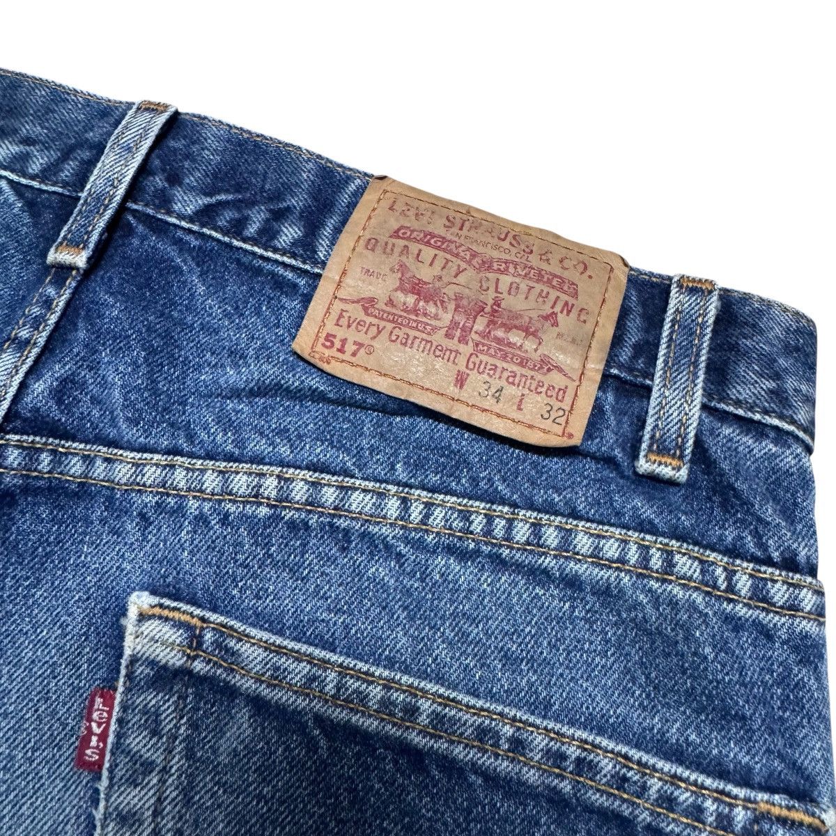 Levi's Vintage 90s Levis 517 Flare Jeans Painter Size US 33 - 12 Thumbnail