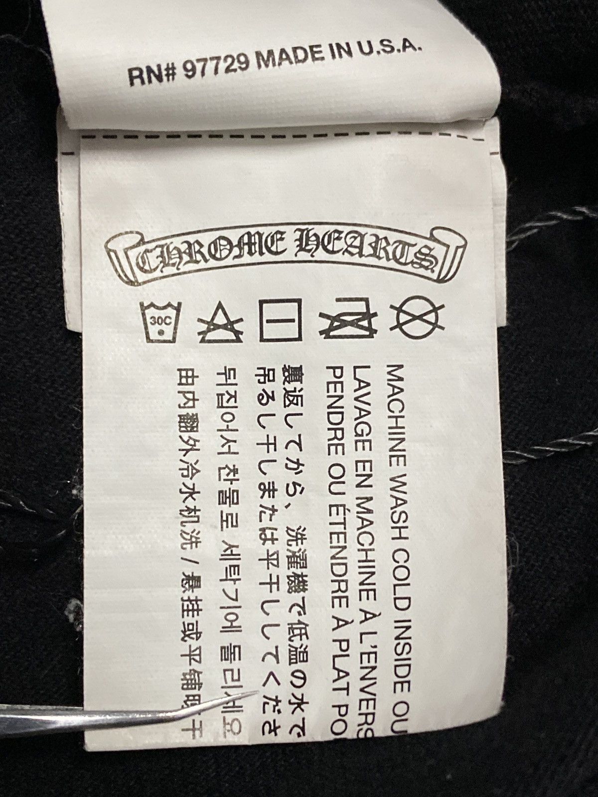 Chrome Hearts RARE - Chrome Hearts Matty Boy Nuclear Kids Script Size US M / EU 48-50 / 2 - 11 Thumbnail