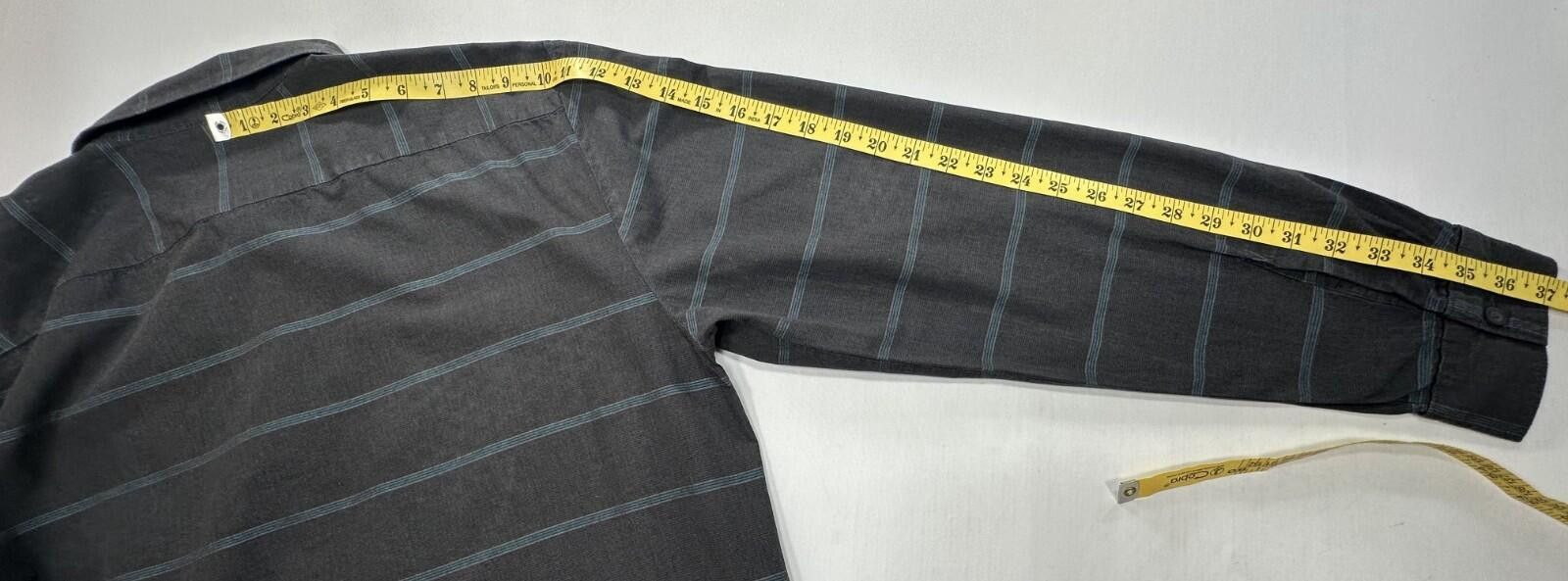 Polo Ralph Lauren Vans Blue Stripe Pocketed Long Sleeve Button Up Black Men XL Size US XL / EU 56 / 4 - 5 Thumbnail