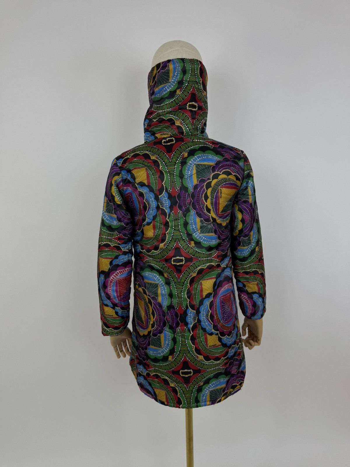 Desigual Desigual Double Sided coat Floral Multicolour Womens 2XS Size XXS / US 00 / IT 34 - 3 Thumbnail