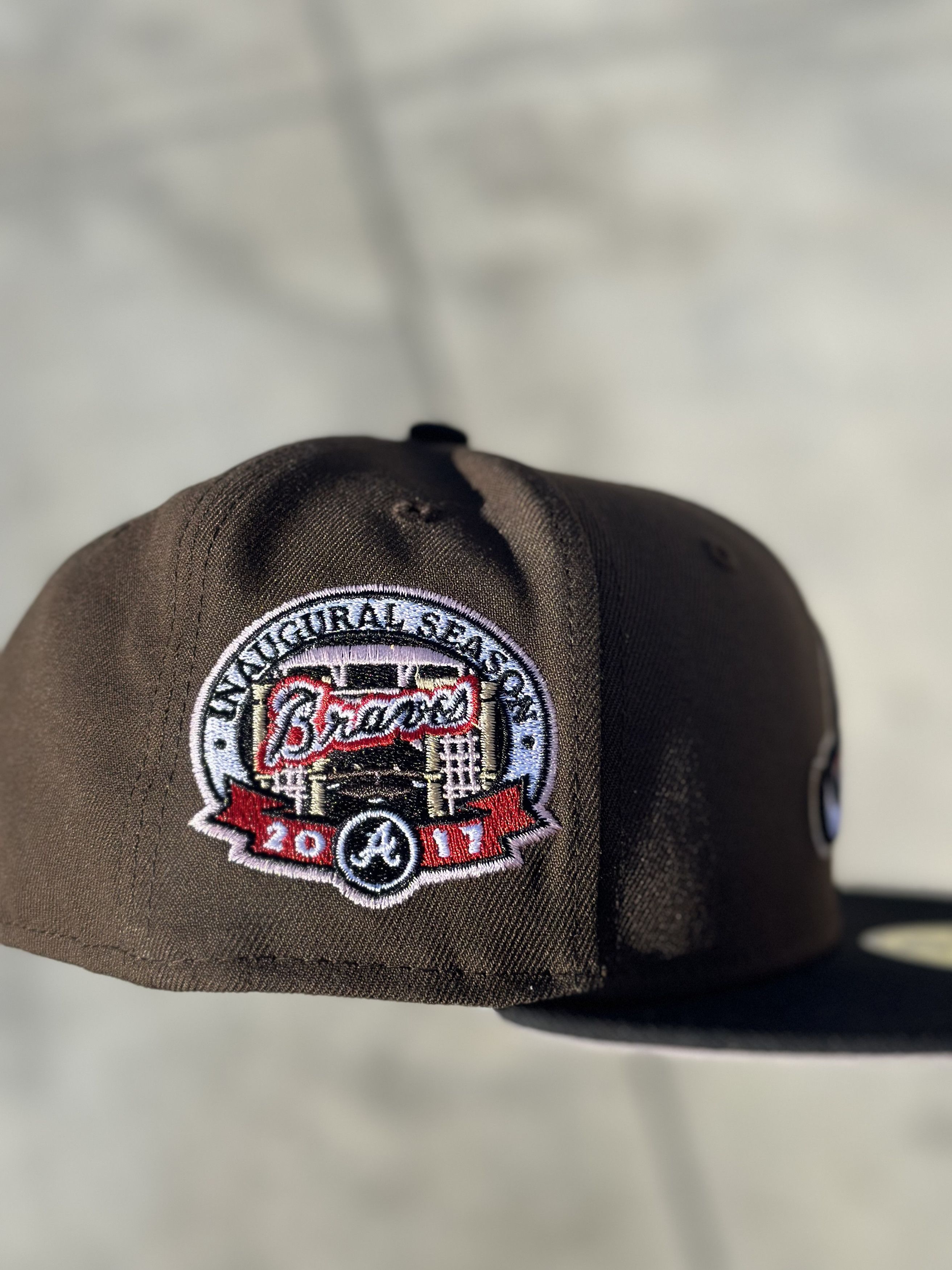 Hat Club 7 1/4 Atlanta Braves 2017 Inaugural Season Fitted Size ONE SIZE - 2 Thumbnail