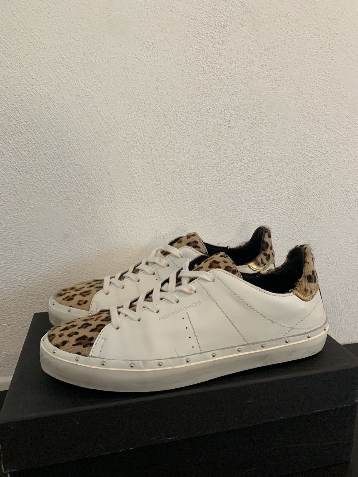 Rebecca Minkoff Rebecca Minkoff Low Leather Sneakers Size US 10 / IT 40 - 3 Thumbnail