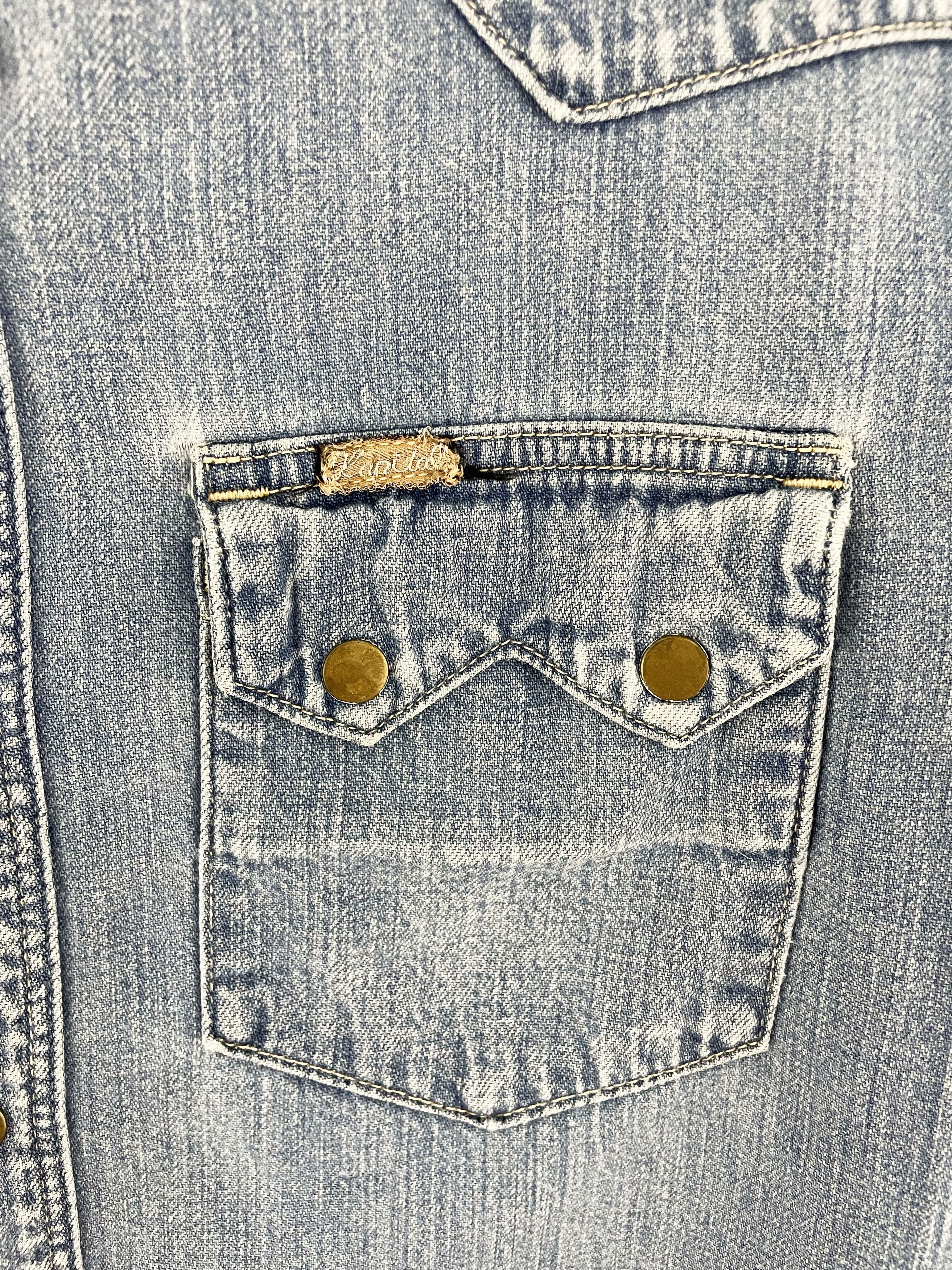 Kapital Western Denim Shirt Size US M / EU 48-50 / 2 - 8 Thumbnail