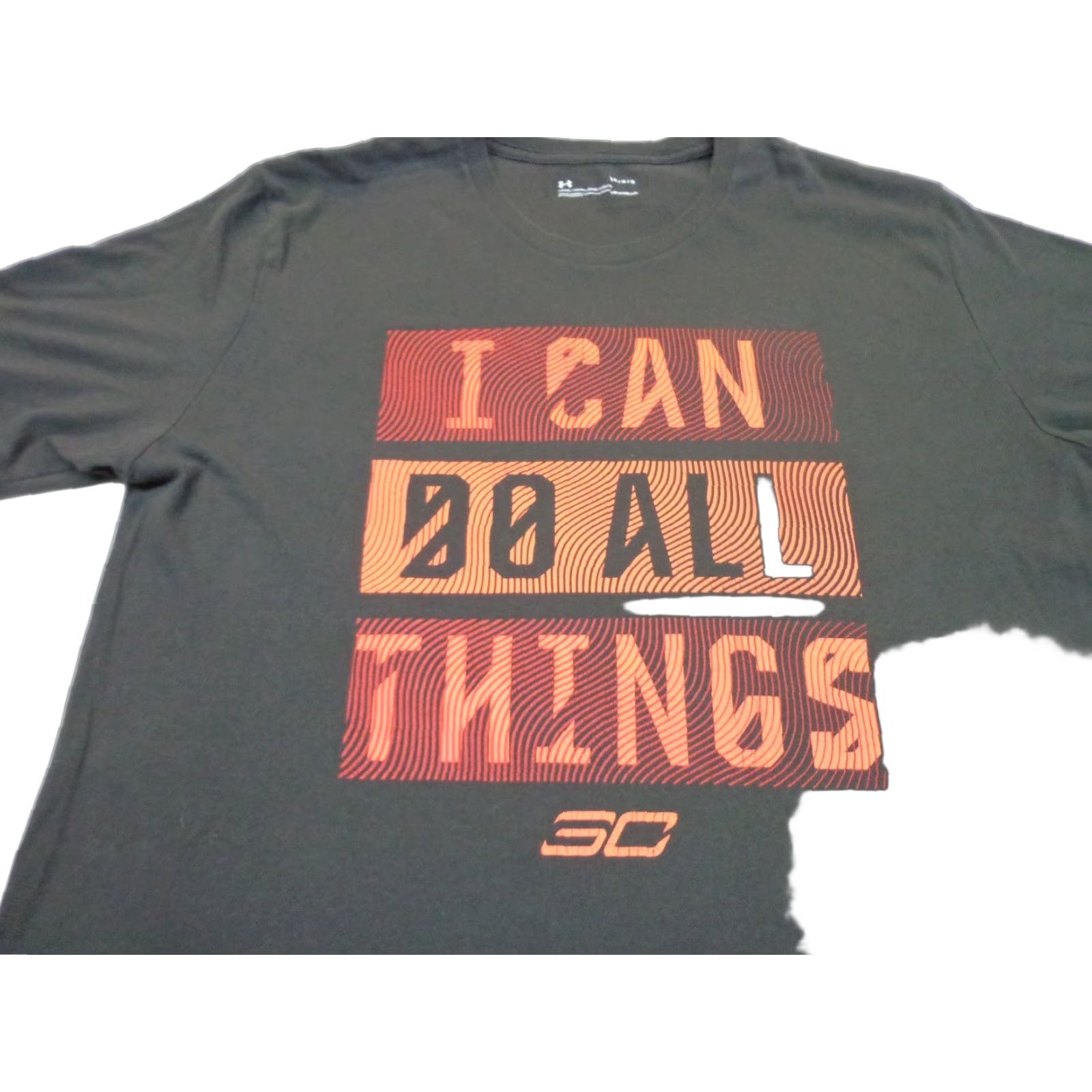 Under Armour Under Armour I Can Do All Things HeatGear T-Shirt Large Loose Gray Cotton Blend Short Sleeve Crew Neck Unisex Adults Regular L Logo Size US L / EU 52-54 / 3 - 1 Thumbnail
