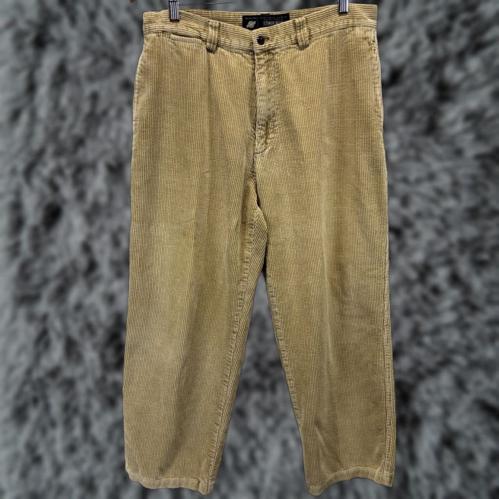 American Eagle Outfitters VINTAGE American Eagle Outfitters Corduroy Pants - Men’s, 36x28, Brown, Baggy Skater Y2K, Flat Front, Regular, Inseam 28, Mid Rise, Casual Size US 36 / EU 52 - 1 Thumbnail