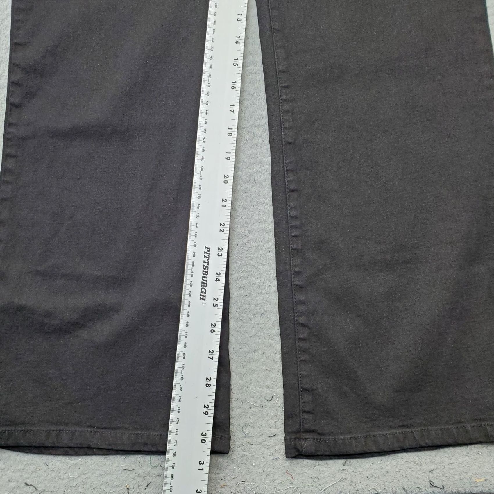 Vintage Diane Gilman DG2 Pants Womens 1X Black Stretch Wide-Leg Elastic Waist Casual Size 40" / US 18 - 4 Thumbnail