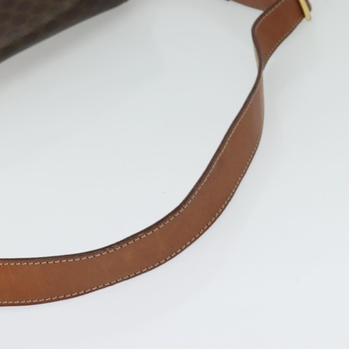 Celine CELINE Macadam Canvas Shoulder Bag Pvc Leather Brown Gold Size ONE SIZE - 7 Thumbnail