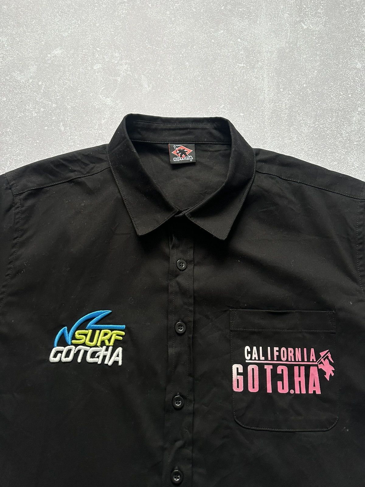 Designer × Gotcha Gotcha California Surf style shirts button up size L Size US L / EU 52-54 / 3 - 5 Thumbnail