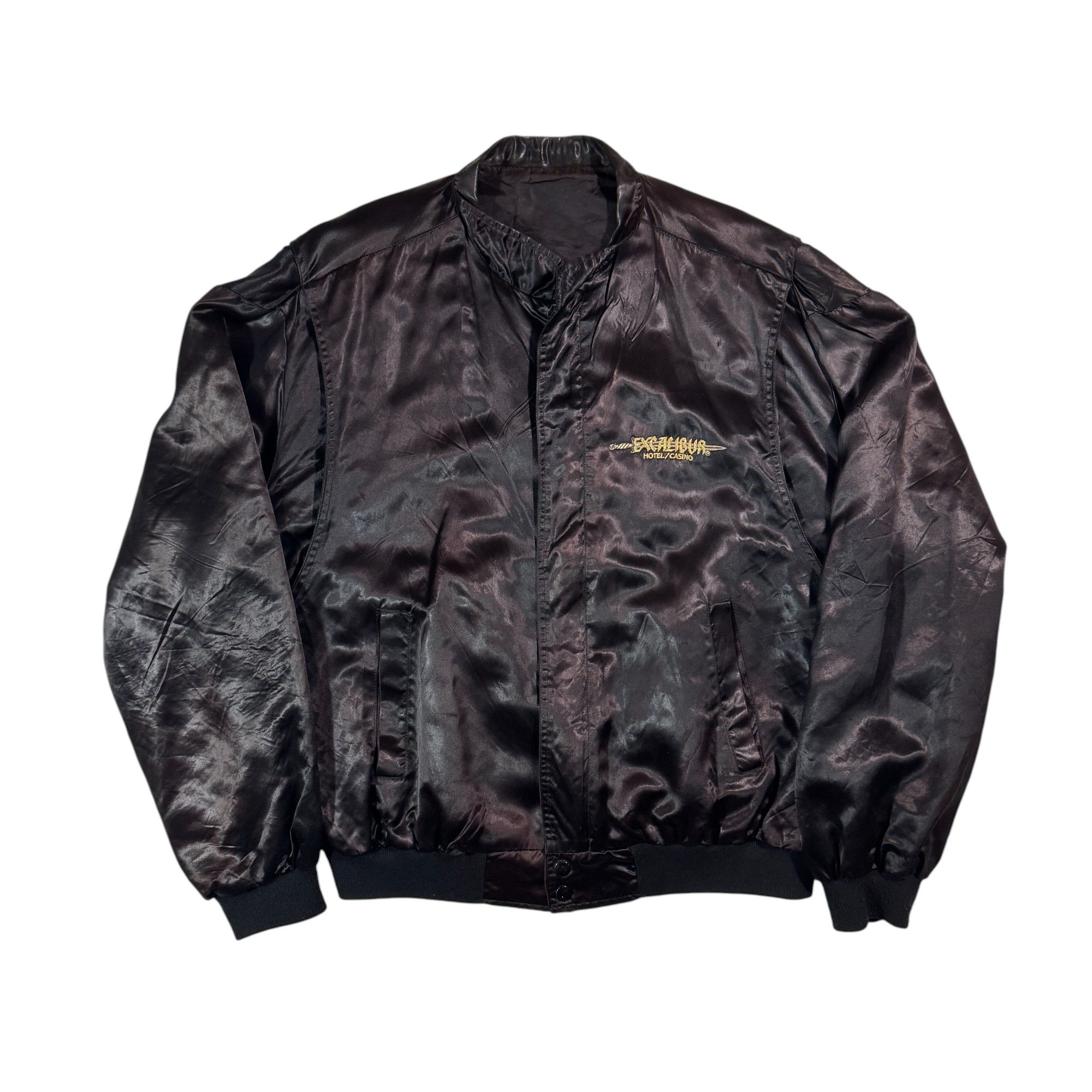 Vintage Vintage 90s Excalibur Hotel Casino Las Vegas Bomber Jacket Size US L / EU 52-54 / 3 - 2 Thumbnail