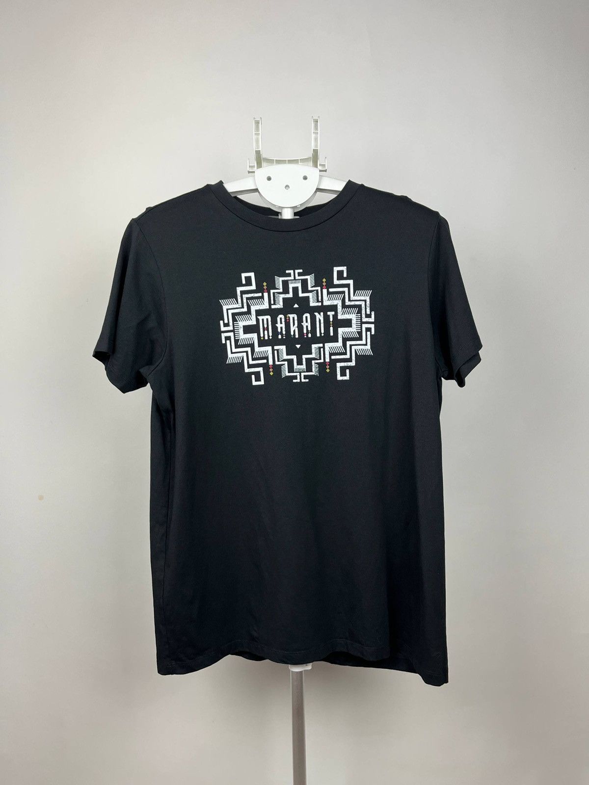 Isabel Marant Isabel Marant Zafferh Graphic T Shirt XL Black Designer Tee Size US XL / EU 56 / 4 - 1 Thumbnail