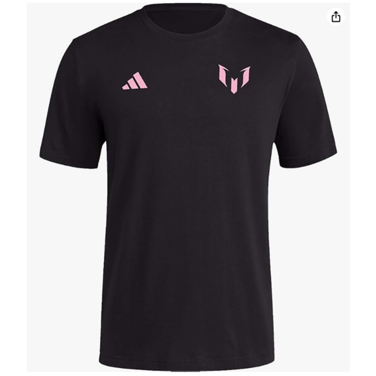 Adidas Adidas Men's Soccer Messi X a Miami Tee Relax Fit Black 2XL Size US XXL / EU 58 / 5 - 2 Thumbnail