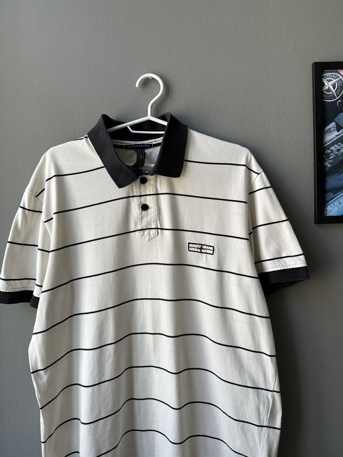 archive stone island vintage polo shirt