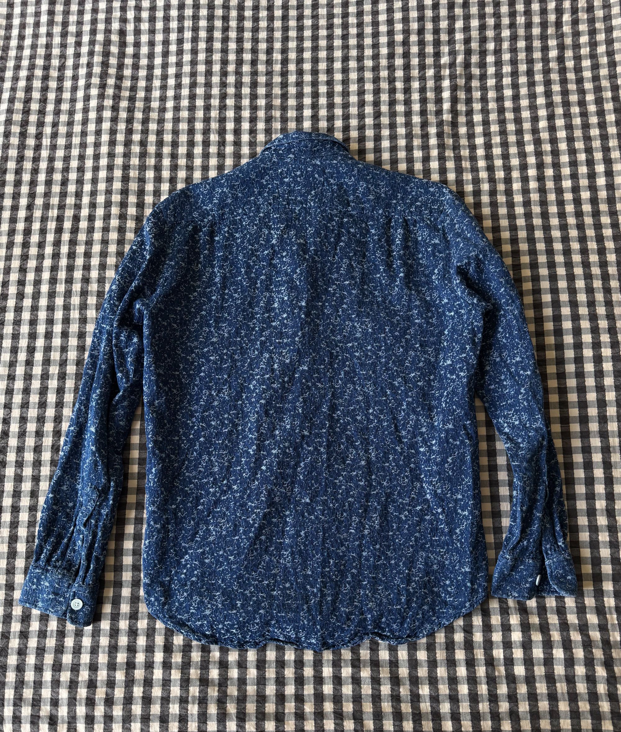 Our Legacy AW14 Italian Cotton Indigo Blue Shirt Size M /48 Size US M / EU 48-50 / 2 - 6 Thumbnail