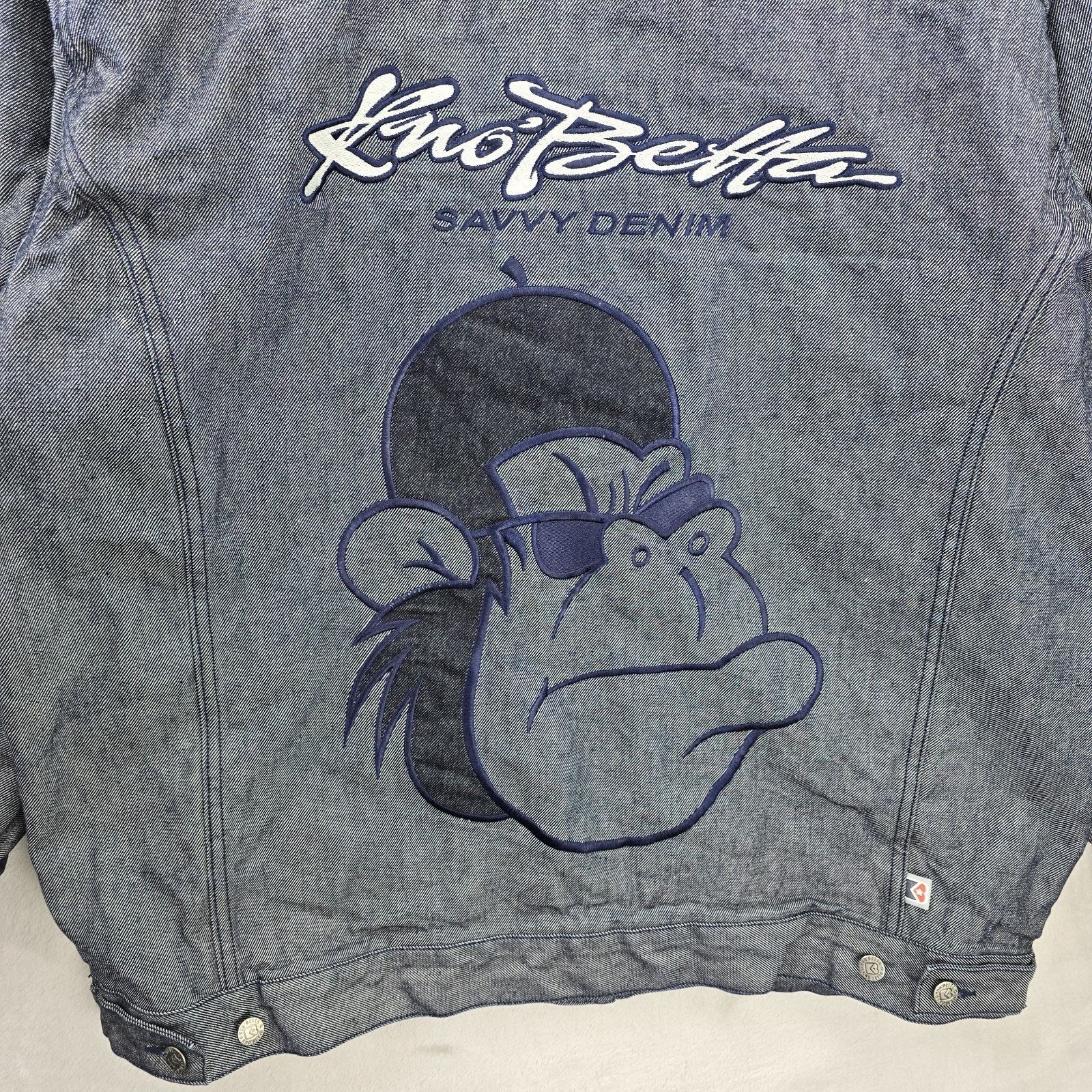Other Vintage Kno Betta Savvy Denim Jacket Mens XXL Gorilla Y2K Size US XXL / EU 58 / 5 - 10 Thumbnail
