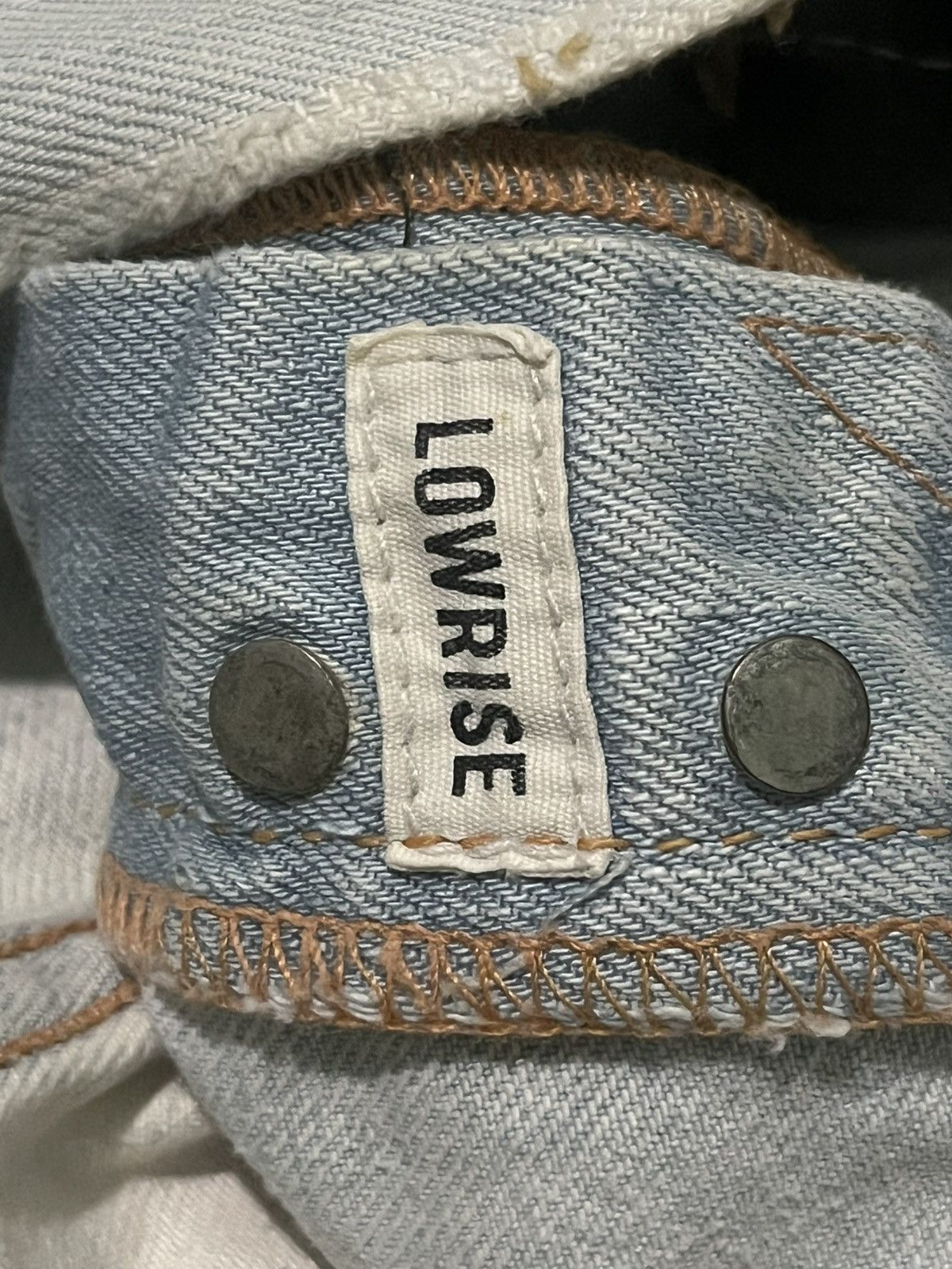 Abercrombie & Fitch × Hysteric Glamour ⚡️Trashed⚡️Abercrombie & Fitch Distressed Blue Faded Jeans Size US 30 / EU 46 - 20 Thumbnail