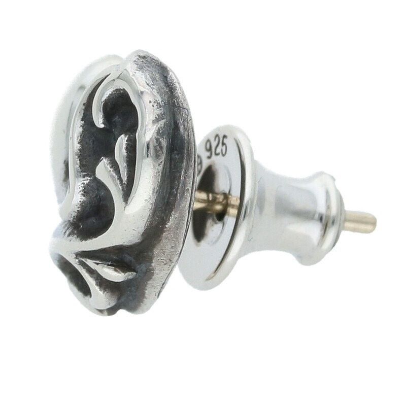 Chrome Hearts Chrome Hearts Heart Stud Silver Earring Size ONE SIZE - 5 Thumbnail