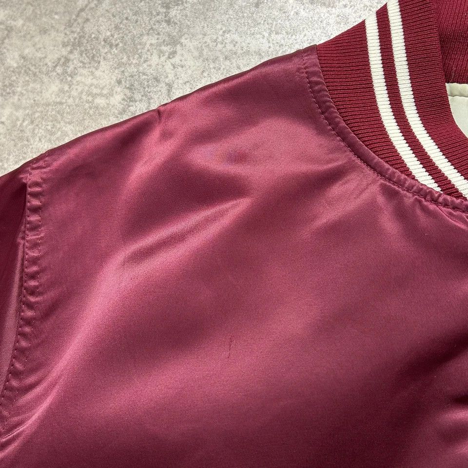 NCAA × Starter × Vintage NCAA TEXAS A&M AGGIES UNIVERSITY STARTER SATIN JACKET SIZE L Size US L / EU 52-54 / 3 - 6 Thumbnail