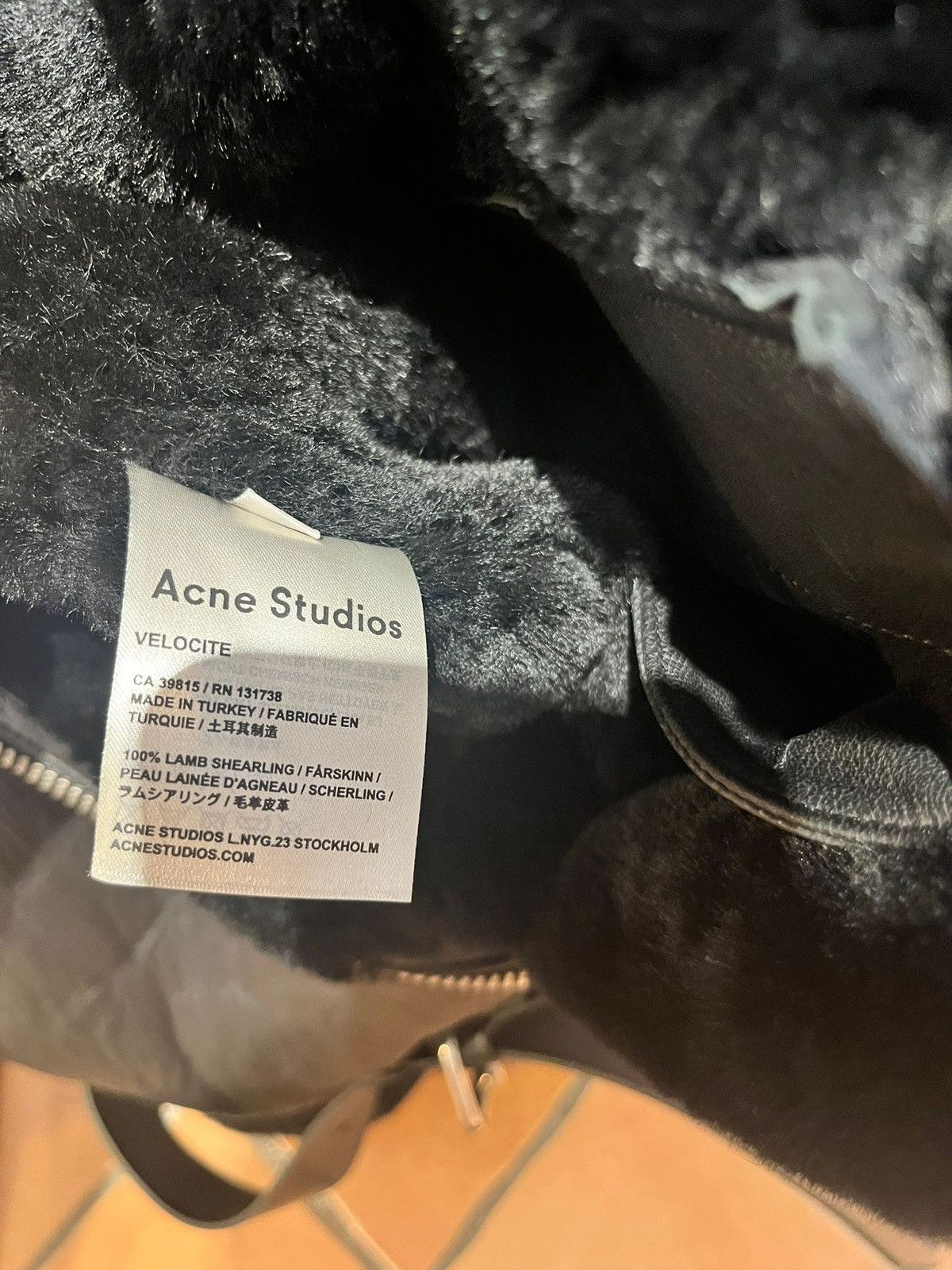 Acne Studios Velocite shearling jacket Size XS / US 0-2 / IT 36-38 - 4 Thumbnail