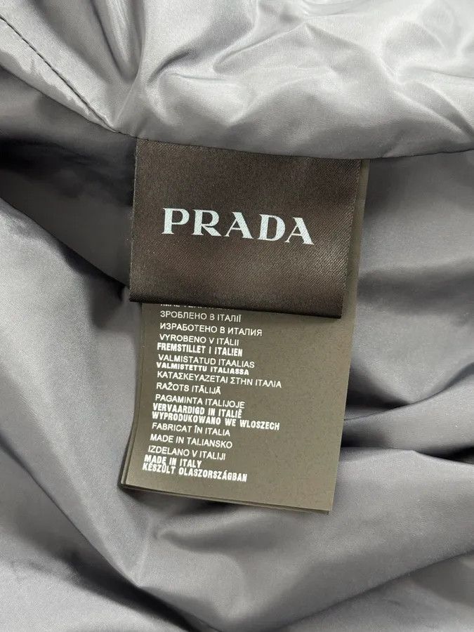 Prada AW2015 Prada Navy Leather Bomber Jacket Size US S / EU 44-46 / 1 - 11 Thumbnail