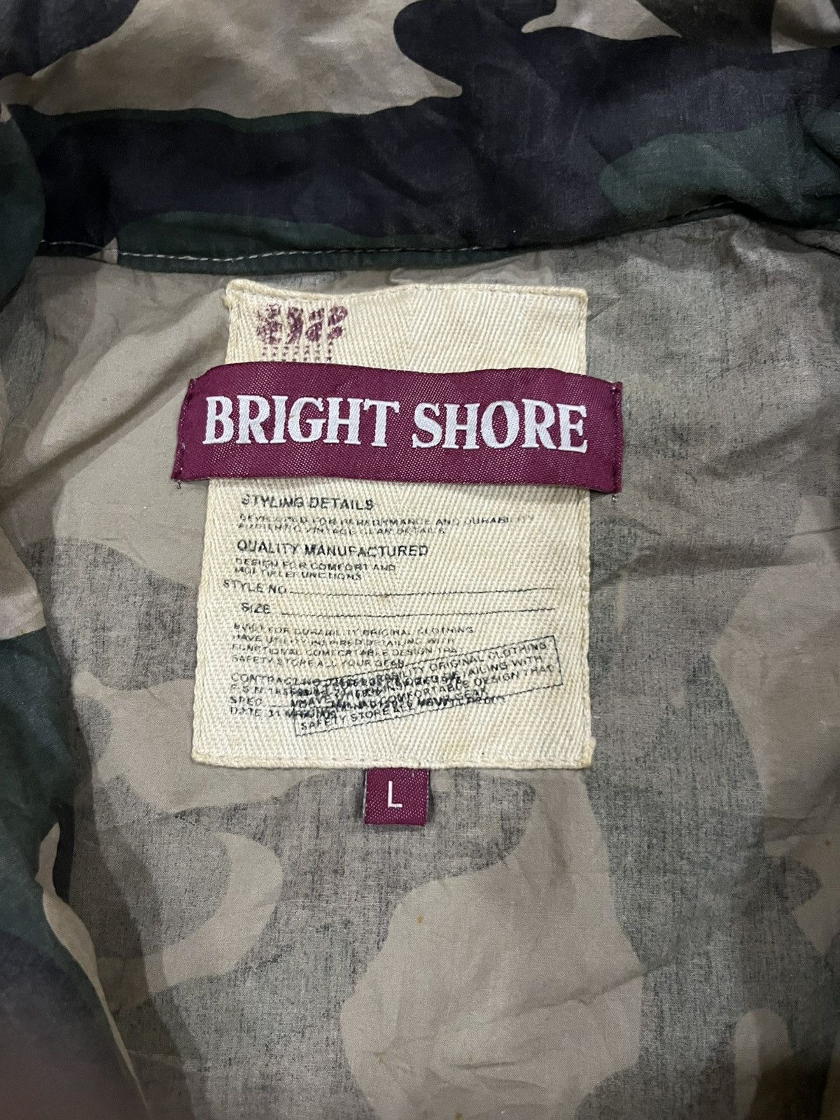 Vintage Vintage military BRIGH SHORE jaket hoodies Size US L / EU 52-54 / 3 - 10 Thumbnail