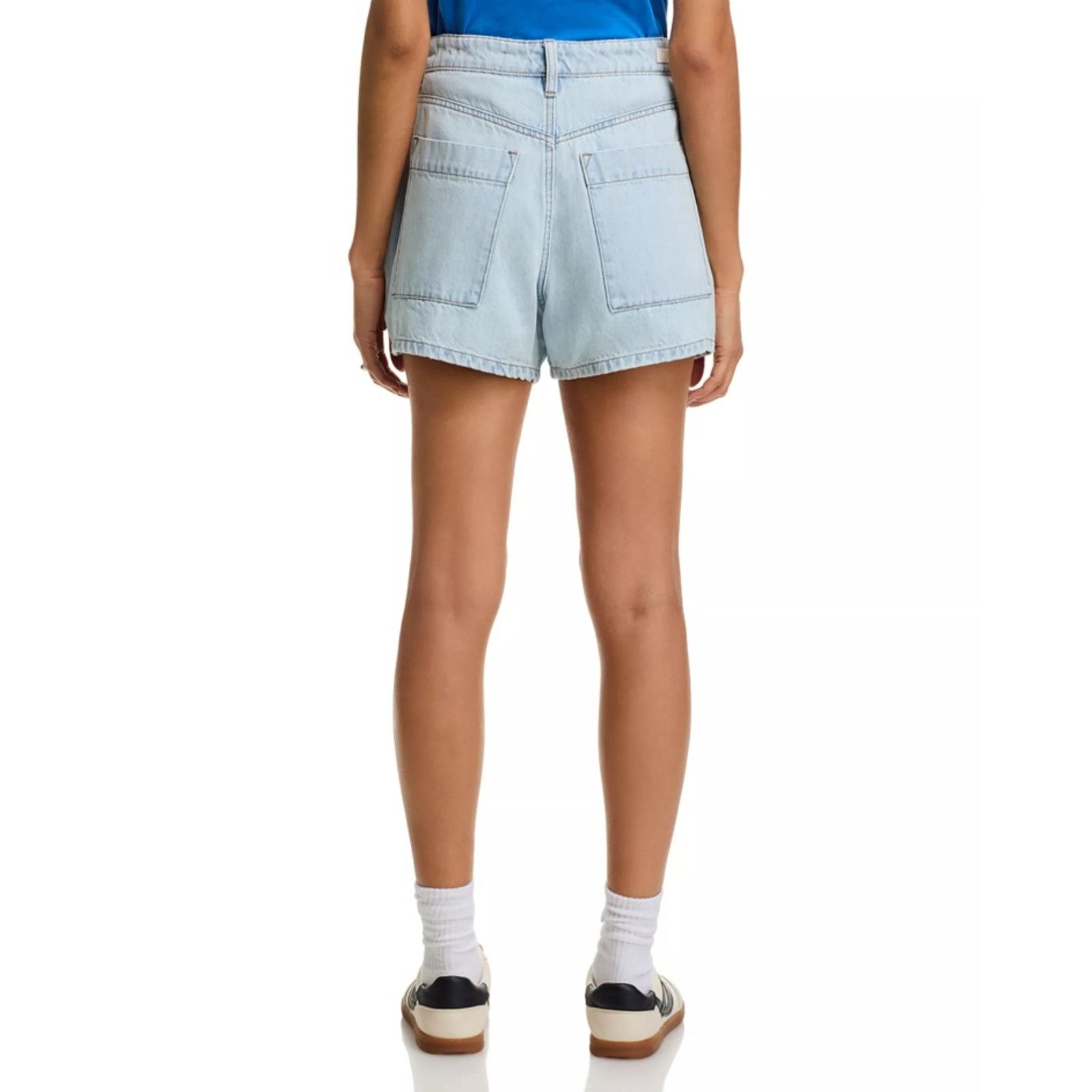 BLANKNYC BlankNYC Women Light Wash Denim Pleated Shorts Size 26 Size 26" / US 2 / IT 38 - 3 Thumbnail
