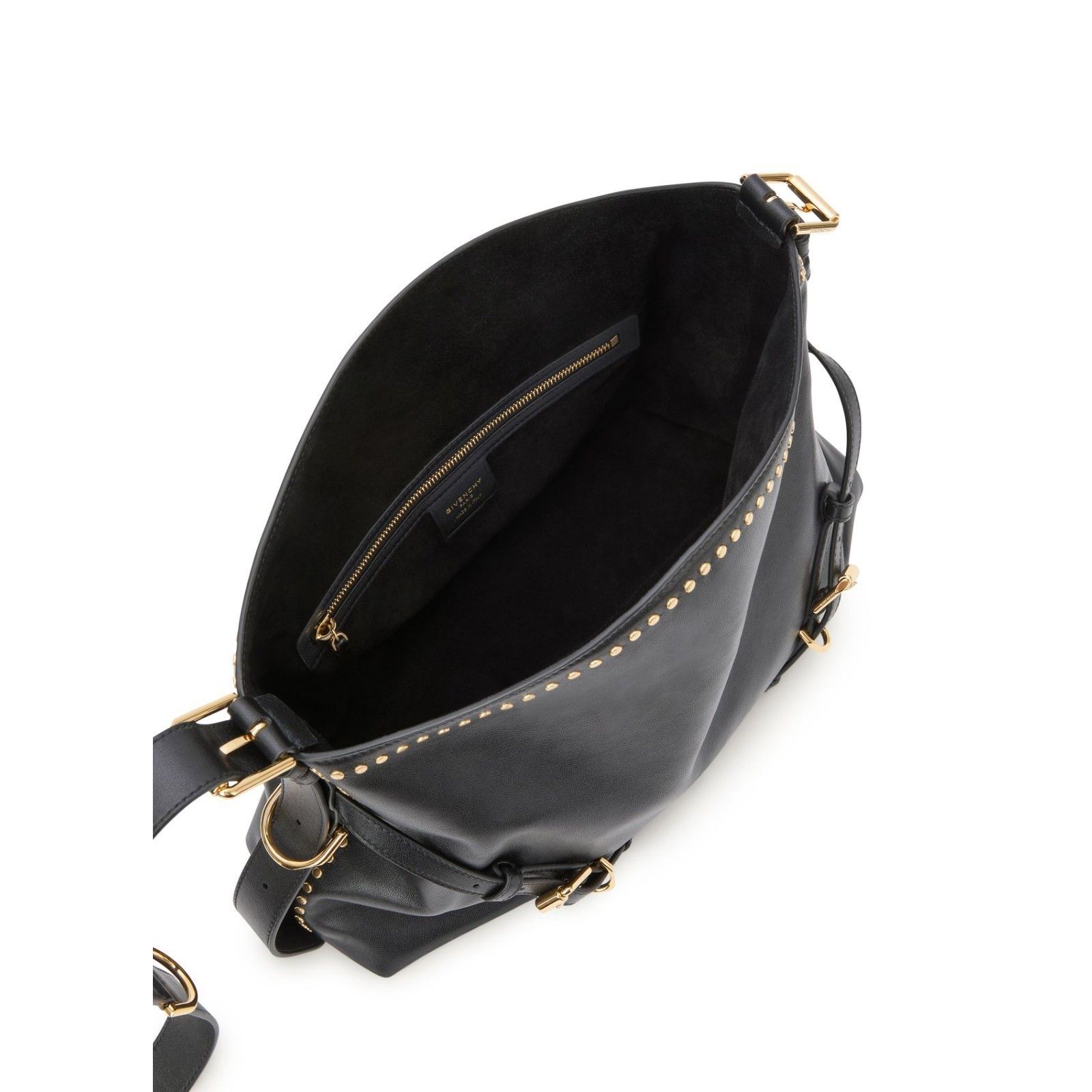 Givenchy GIVENCHY Voyou Medium Black Leather Shoulder Bag New And Aut Size ONE SIZE - 3 Thumbnail