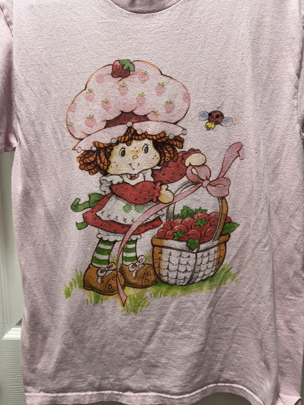 Strawberry Strawberry Shortcake Pink Vintage Faded Cotton Tee Size US M / EU 48-50 / 2 - 3 Thumbnail