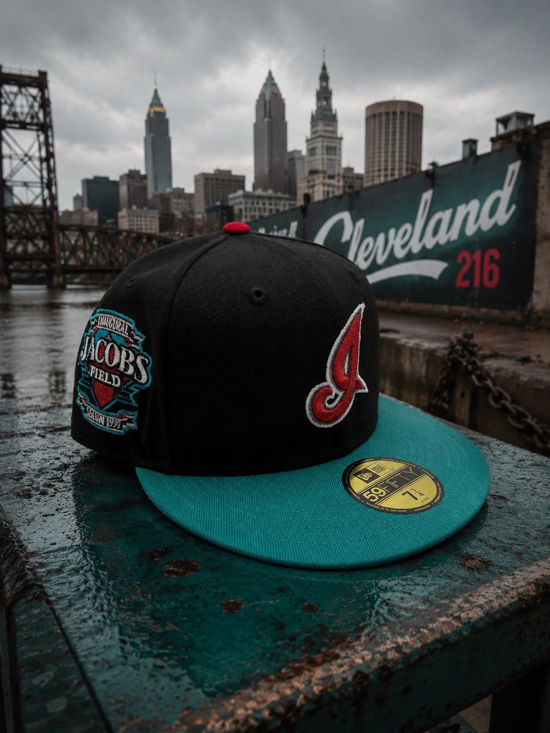 New Era Cleveland Indians New Era 59FIFTY Fitted – Size 7 1/4 Size ONE SIZE - 11 Thumbnail
