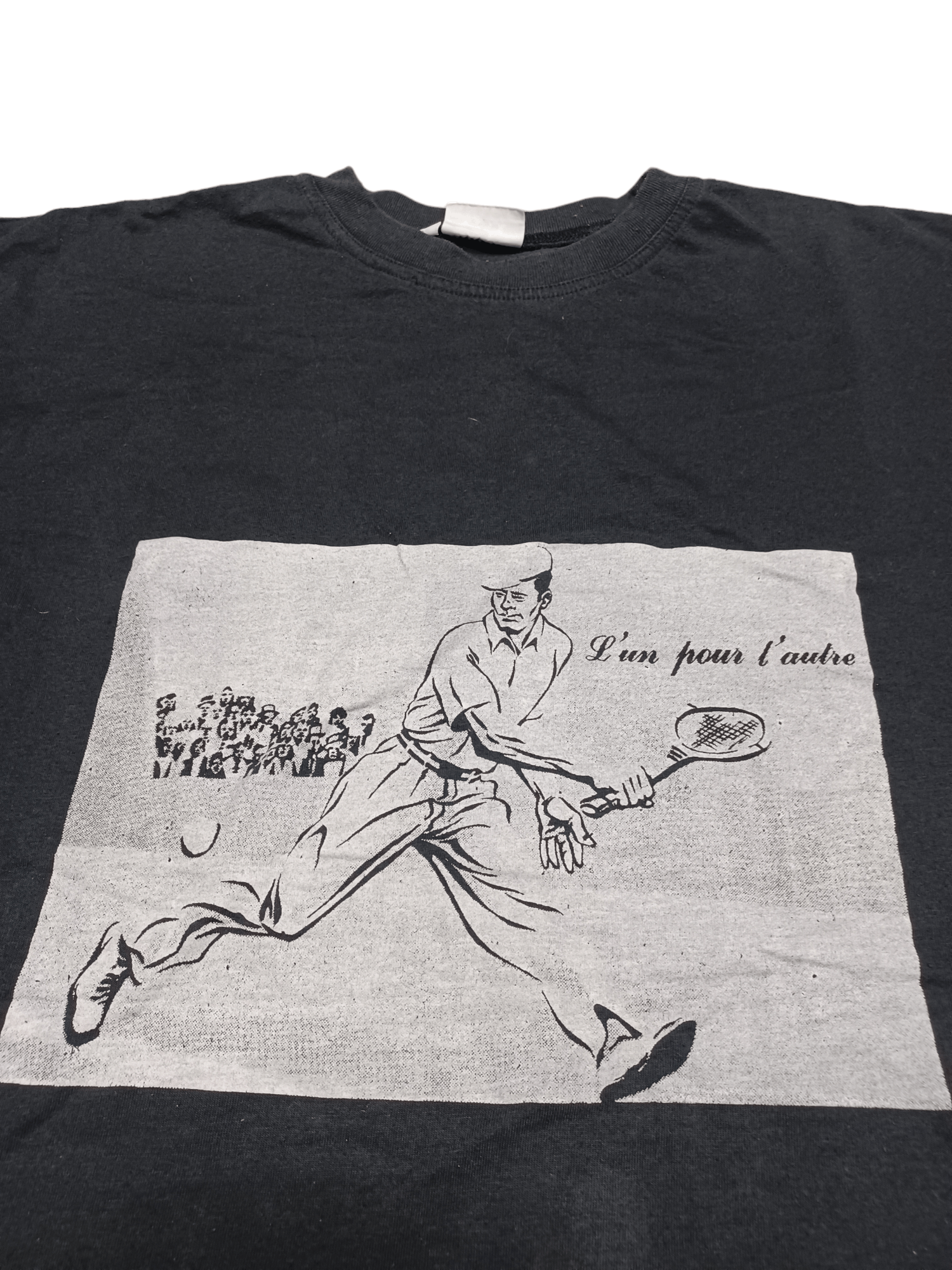 Other L'Un pour l'autre VINTAGE TENNIS OLDMONEY TEE FRANCE Size US L / EU 52-54 / 3 - 3 Thumbnail
