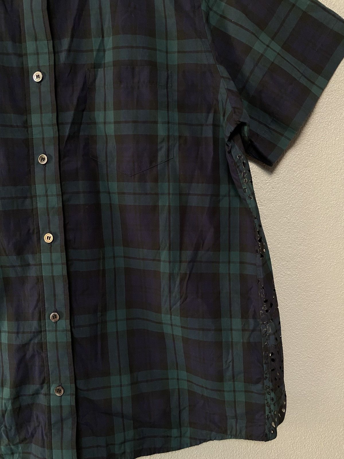 Sacai Sacai tartan short shirts button ups Size US M / EU 48-50 / 2 - 4 Thumbnail