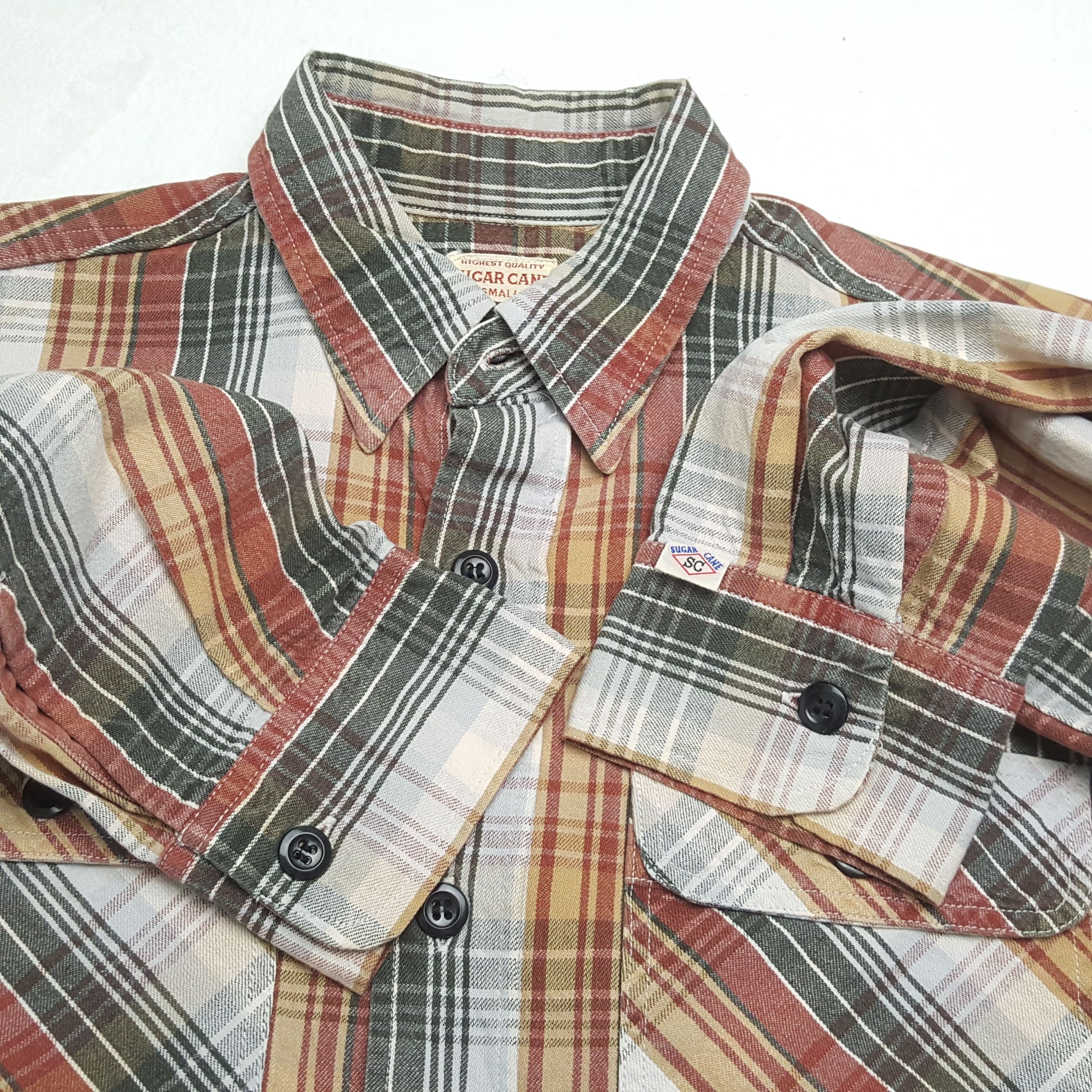 Japanese Brand × Sugar Cane × Vintage SUGAR CANE Japanese Brand Casual Style Shirt Size US S / EU 44-46 / 1 - 8 Thumbnail