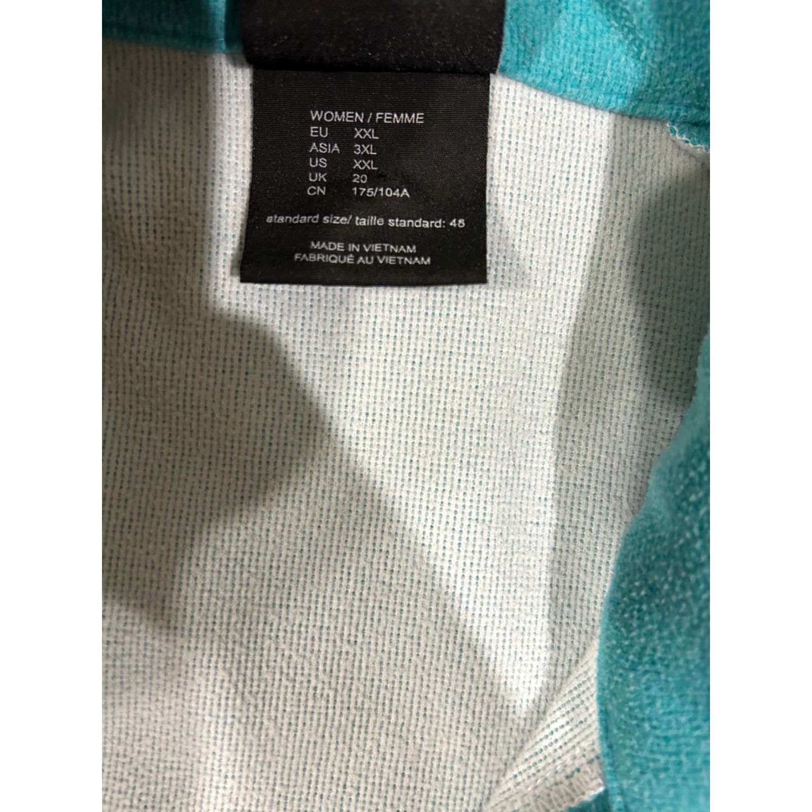 Jack Wolfskin Jack Wolfskin jacket womens XXL teal aqua zip up softshell outdoor hiking Size XXL / US 16-18 / IT 52-54 - 5 Thumbnail